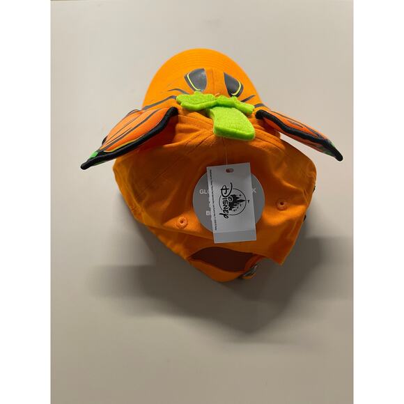 Disney Mickey Mouse Halloween Pumpkin Glow in the Dark ap Hat Ears Orange NEW - Picture 5 of 9